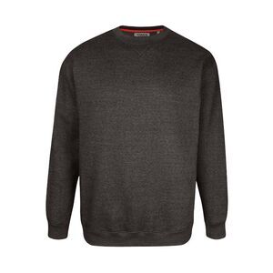 Duke Mens D555 Sweat Rockford Crew Neck Kingsize Sweater / Grey